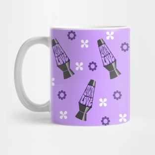 Lava Lamp Love Pattern Mug